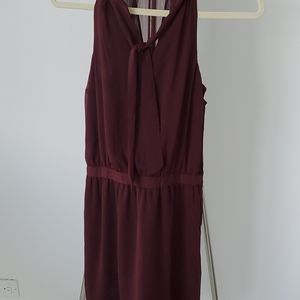 Banana Republic wine mini dress
